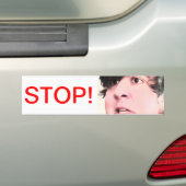 JonTron STOP Bumpersticker (Op auto)