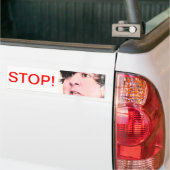 JonTron STOP Bumpersticker (Op Truck)