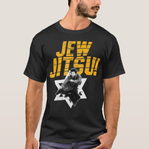 Jood Jitsu Grappige Joodse Martial Arts Rabbi Jiu T-shirt