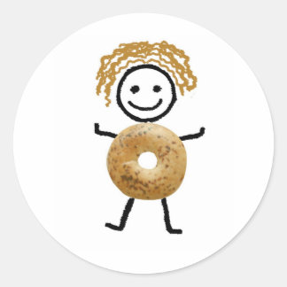 joods cadeau-Sticker Ronde Sticker