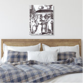 Joods huwelijk canvas afdruk (Insitu (Slaapkamer))