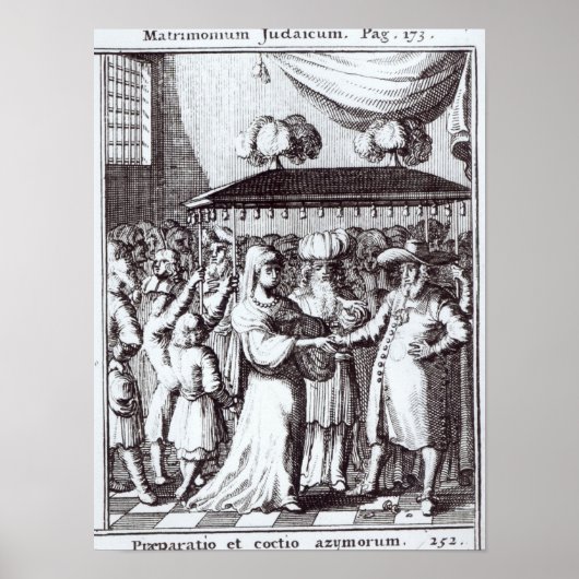 Joods huwelijk poster (Voorkant)
