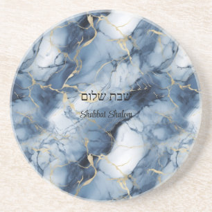 Joods marmer effect Shabbat Onderzetter