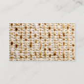 Joods Matzoh Visitekaartje ~ Aanpassen! (Achterkant)