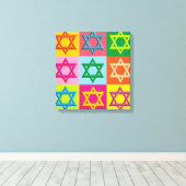 Joods Pop-art Canvas Afdruk (Insitu (Houten vloer))