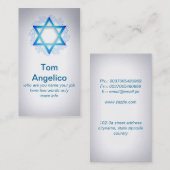 Joods visitekaartje (Voorkant / Achterkant)