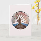 Joods Wenskaart Kaart (Gele Bloem)