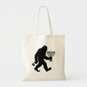 Joodse Bigfoot Hanukkah Chanukah Humor Hilarisch Tote Bag