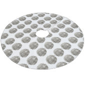 Joodse boomrok fleece kerstboom rok (Gekanteld)