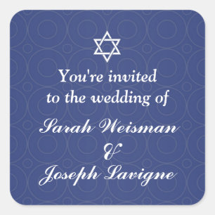 Joodse bruiloft Sticker