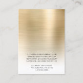 Joodse display Gold Visitekaartje (Achterkant)