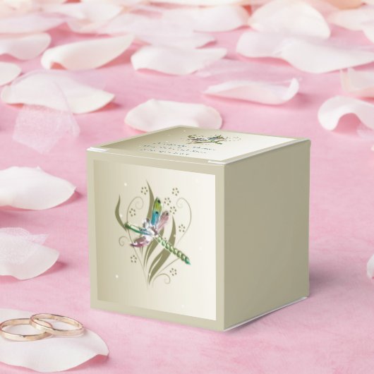 Joodse Dragonfly Wedding Favor Box Bedankdoosjes (Huwelijk)