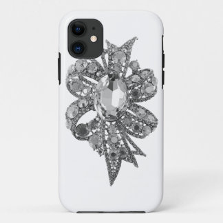 Joodse en Rhinestone Faux IPhone 5 Hoesje