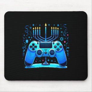 Joodse gamer van videospelconsole Hanukka Chanukka Muismat