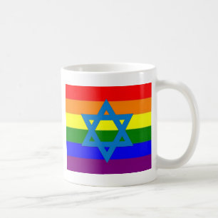 Joodse Gay Pride Flag Koffiemok