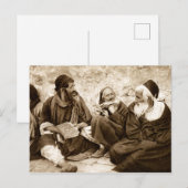 Joodse gebeden in Jeruzalem Briefkaart (Voorkant / Achterkant)