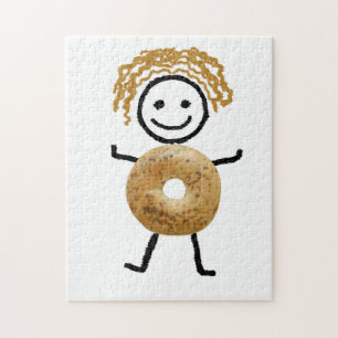Joodse Gift-Bagel Kind Puzzle Legpuzzel