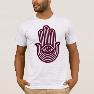 Joodse Hamsa Evil Eye Geometrische Judaica Gift T-shirt