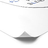 Joodse Hamsa Home Blessing Birkat HaBayit Poster (Hoek)