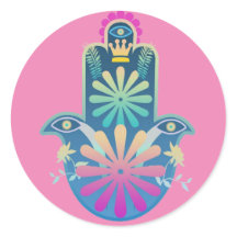 Joodse Hamsa, Stickers