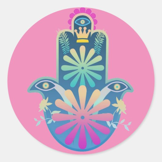 Joodse Hamsa, Stickers (Voorkant)