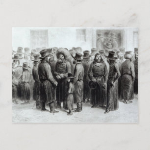 Joodse handelaren en kooplieden briefkaart