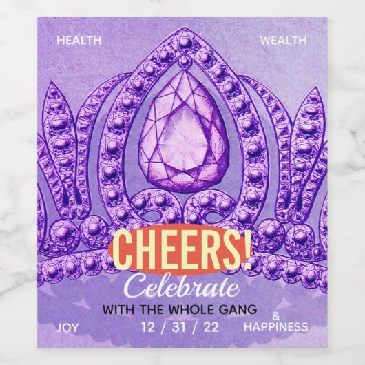  joodse herdenkingslabel wijn etiket (Enkel label)