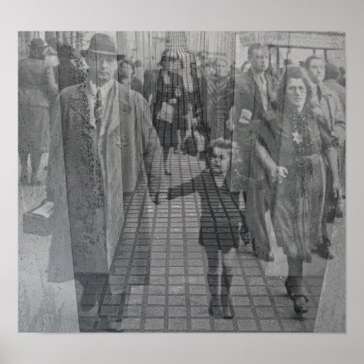 Joodse Holocaust Memorial (Denkmal), Berlijn (j5ps Poster (Voorkant)