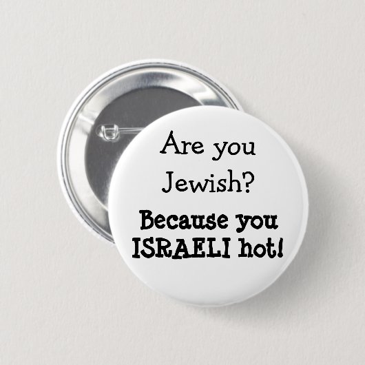 Joodse Humor Button (Voorkant /achterkant)