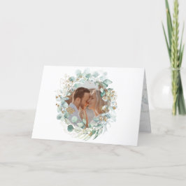 Joodse huwelijksgebruik Chuppah-foto Bedankkaart