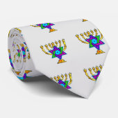 Joodse kandlesticks Stropdas (Opgerold)