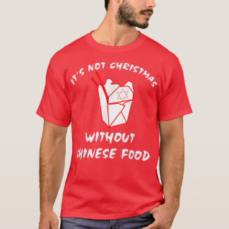 Joodse kerstChinese voedselhanukkah Gift T-shirt