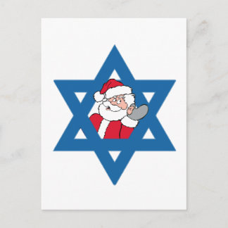 JOODSE KERSTMAN FEESTDAGENKAART