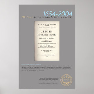 Joodse kookboek van Esther Levy Poster