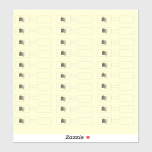 Joodse Labels Cream Logo 30 Sticker