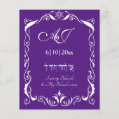 Joodse lijst huwelijksbrochure flyer (Achterkant)