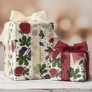 Joodse Mazel Tov Granaatappels, Vijgen, Honingbije Cadeaupapier