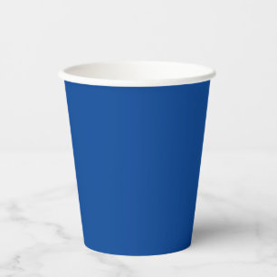 Joodse menorah blauw en wit patroon Rosh Hashana Papieren Bekers