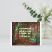 Joodse proverb briefkaart (Staand voorkant)