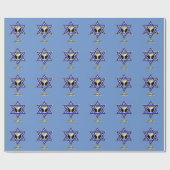 Joodse StarWrapping Paper Cadeaupapier (Vlak)