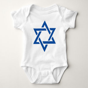 Joodse ster van David Blue Romper