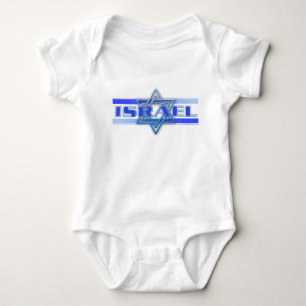 Joodse ster van David Israel Blue en White Romper