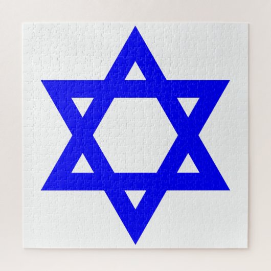 ✡︎ Joodse ster van David Legpuzzel (Verticaal)