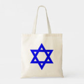 ✡︎ Joodse ster van David Tote Bag (Achterkant)