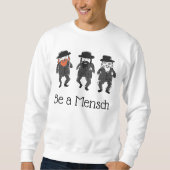 Joodse Sweatshirt is een mens (Voorkant)