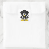 Joodse Tux (Linux Tux) Vierkante Sticker (Tas)