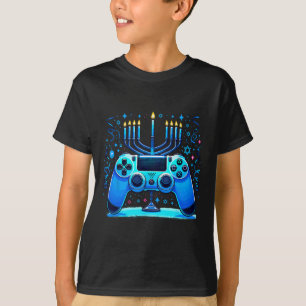 Joodse Videogameconsole Gamer Hanukka Chanukah T-shirt