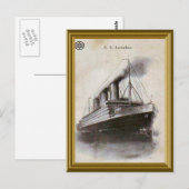 joodse vintage-afbeelding briefkaart (Voorkant / Achterkant)