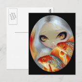 "Joodse vis:  Silver and Gold" Briefkaart (Voorkant / Achterkant)