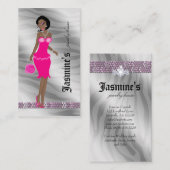 Joodse Visitekaartje Afrikaanse Amerikaanse Zebra  (Voorkant / Achterkant)